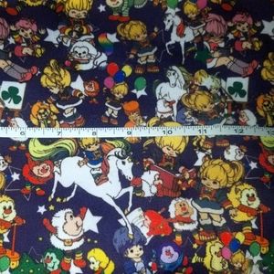 1 Yard Rainbow Brite and The Color Kids Fabric Print ♡